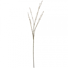 Штучна гілка верби "Котики", біла, 66 см (9160-059)