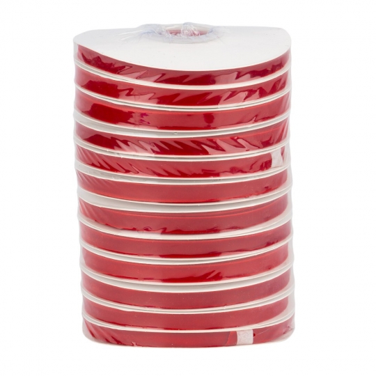 Стрічка оксамитова, червона, 1 см (9276-005)