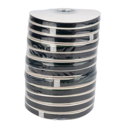 Стрічка оксамитова, темно-зелена, 1 см (9276-006)