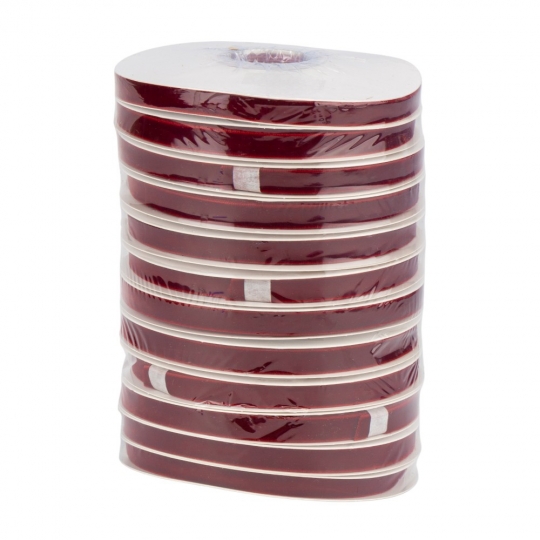 Стрічка оксамитова, темно-червона, 1 см (9276-007)