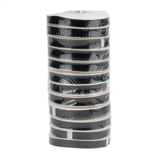 Стрічка оксамитова, темно-зелена, 1,5 см (9276-009)