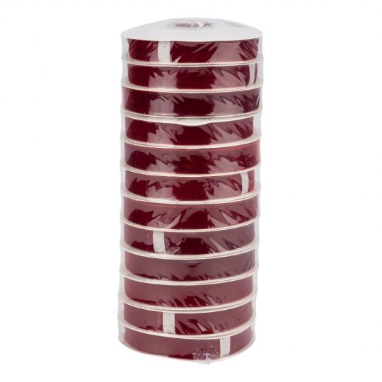 Стрічка оксамитова, темно-червона, 2 см (9276-013)