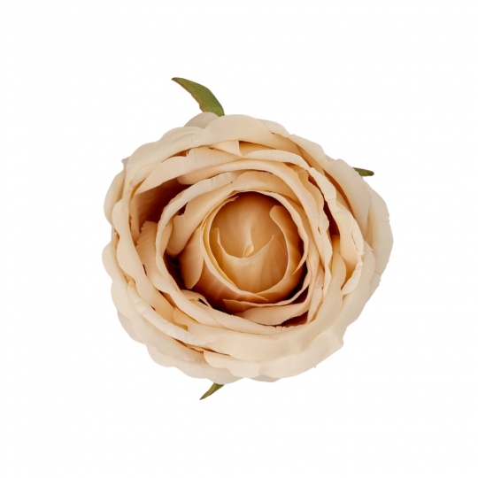Головка троянди, бежева, 9 см (9222-032)