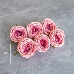 Головка троянди, рожево-лілова, 9 см (9222-034)
