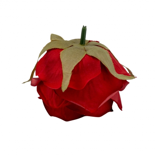 Головка розы, красная, 6,5 см (9222-042)