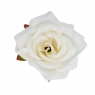 Головка розы, белая, 7,5 см (9222-043)
