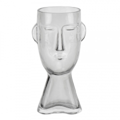 УЦІНКА Скляна ваза "Нарис" 13 см. (Невеликі сколи по краю вази) (00BR-8426-030)