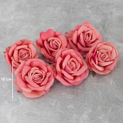 Головка троянди, темно-рожева, 10 см (8502-004/6)