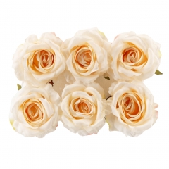 Головка троянди, кремова, 9 см (8502-005/1)