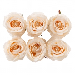 Головка троянди, кремова, 8 см (8502-006/1)