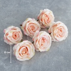 Головка троянди, бежева, 8 см (8502-006/2)