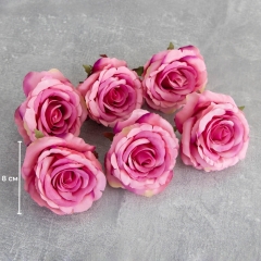 Головка троянди, темно-рожева, 8 см (8502-006/3)