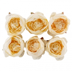 Головка троянди, кремова, 8 см (8502-007/1)