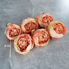 Головка троянди, помаранчева, 8 см (8502-007/5)