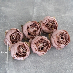 Головка троянди, пильно-рожева, 8 см (8502-007/6)
