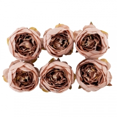 Головка троянди, пильно-рожева, 8 см (8502-007/6)