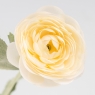 Искусственный ранункулюс с 3 бутонами, кремовый, 50 см (9259-017)