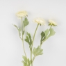 Штучний ранункулюс з 3 бутонами, молочний, 50 см (9259-018)