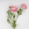 Искусственный ранункулюс с 3 бутонами, светло-розовый, 50 см (9259-056)