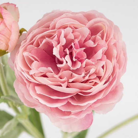 Искусственный ранункулюс с 3 бутонами, светло-розовый, 50 см (9259-056) Искусственный ранункулюс с 3 бутонами, светло-розовый, 50 см (9259-056)