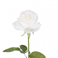 Латексная роза "Эвелин", белая, 65 см (9213-027)