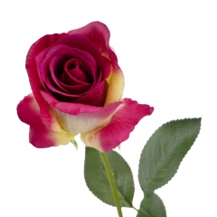 Латексная роза "Аделина", розово-кремовая, 65 см (9213-031)