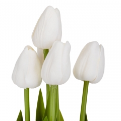 Букет тюльпанов "Рапсодия", белый, 25,5 см (9129-015)