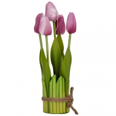 Букет тюльпанов "Рапсодия", фиолетовый, 25,5 см (9129-017)