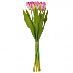Букет тюльпанов "Красочность", розовый, 40 см (9129-018)