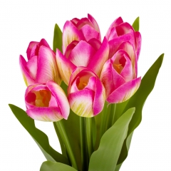Букет тюльпанов "Красочность", розовый, 40 см (9129-018)