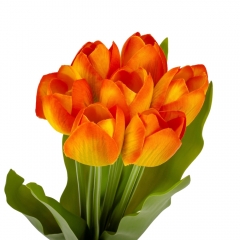 Букет тюльпанов "Красочность", оранжевый, 40 см (9129-019)