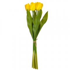 Букет тюльпанов "Красочность", желтый, 40 см (9129-022)