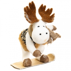 Декор «Лось сноубордист» (011NS)