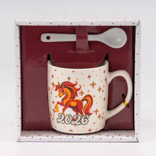 Кружка з ложечкою 