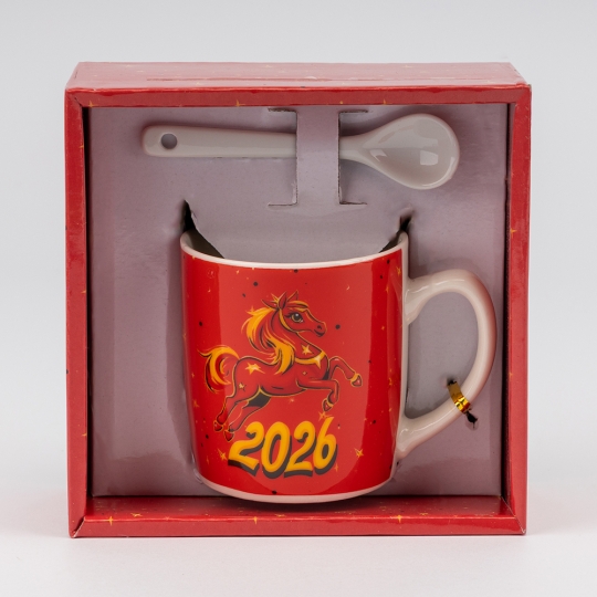 Кружка з ложечкою 