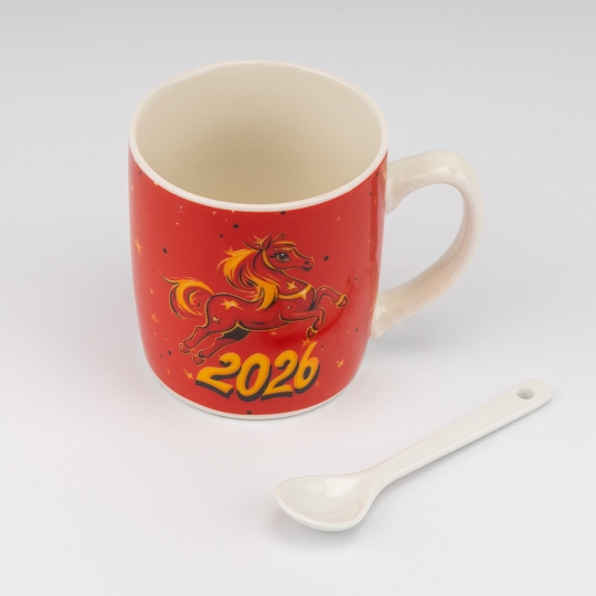 Кружка з ложечкою 