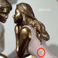 УЦІНКА Статуетка "Серце для двох", 22 см (Плями ,подряпини,дефет фарбування) (00BR-2007-273)