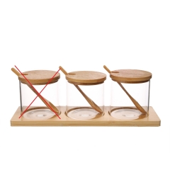 УЦІНКА Набір ємностей для зберігання "Пряні трави" (Відсутня 1 ємність,шероховатість,стороння фарба на кришках та ложках) (00BR-8905-034)