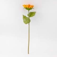 Искусственный подсолнух, оранжевый, 63 см (9259-005)