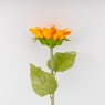 Искусственный подсолнух, оранжевый, 63 см (9259-005)