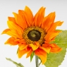 Искусственный подсолнух, оранжевый, 63 см (9259-005)
