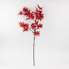 Штучна гілка "Клен осінній", червона, 85 см (9259-012)