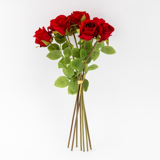 Букет роз, 8 бутонов, красный, 48 см (9259-020) Букет роз, 8 бутонов, красный, 48 см (9259-020)