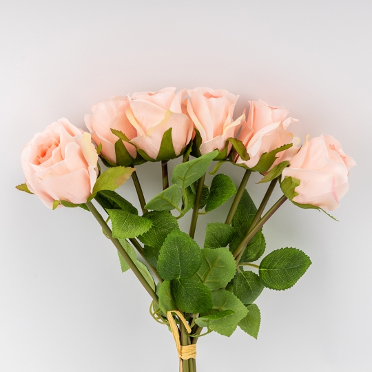 Букет роз, 8 бутонов, розовый, 48 см (9259-023)