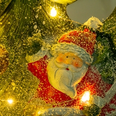 Статуэтка "Дед Мороз на санях" (большой размер) (007NQ)