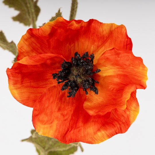 Искусственный мак, оранжевый, 80 см (2024-001) Искусственный мак, оранжевый, 80 см (2024-001)