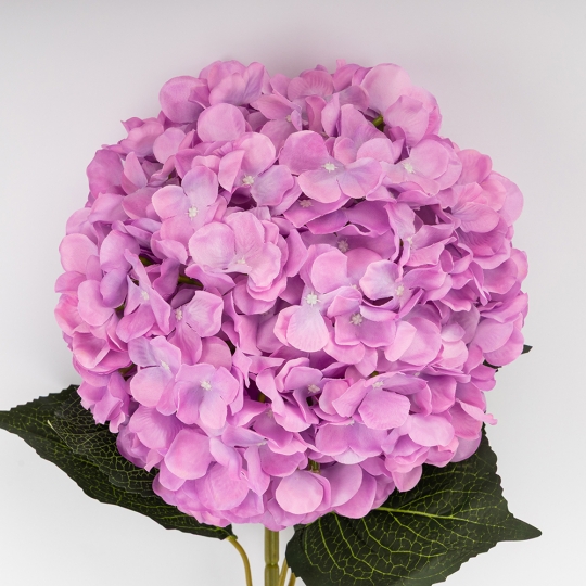 Искусственная гортензия, сиреневая, 93 см (2024-009)