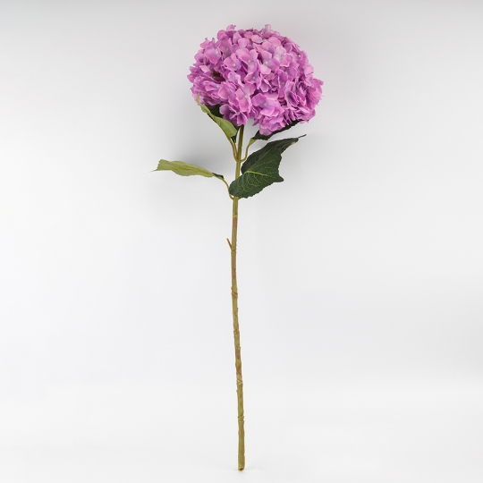 Искусственная гортензия, сиреневая, 93 см (2024-009)