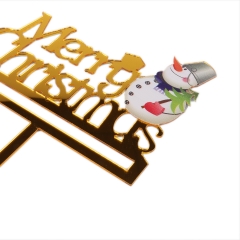 Топер в торт "Merry Christmas" *рандомний вибір дизайну (8820-002)