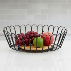 Фруктівниця "Дари Сонця", чорна, 28 * 9 см ВРЯТОВАНА ПОЗИЦІЯ (9282-002)